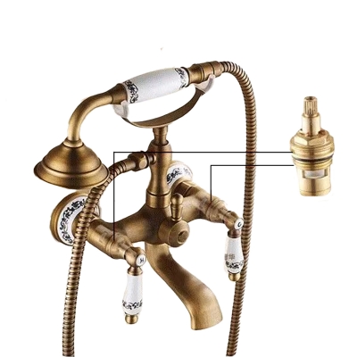 Смеситель для ванны с ручным душем Eternal Springs-2