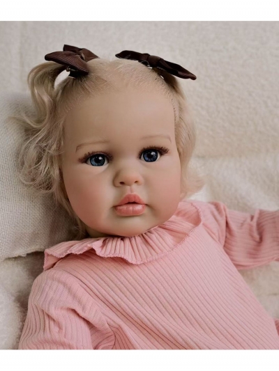 Мягконабивная кукла реборн Эльза, 60 см-1